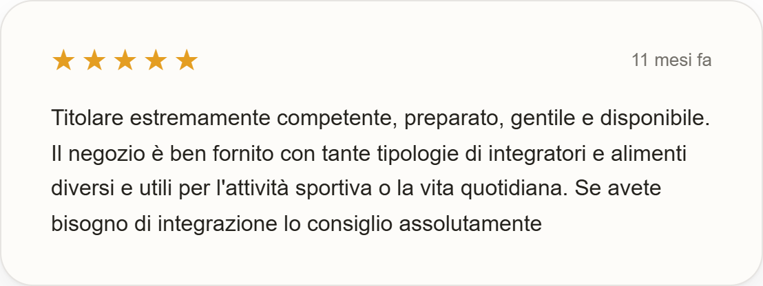 Recensione 1